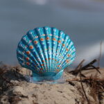Painted Scallop Shells
