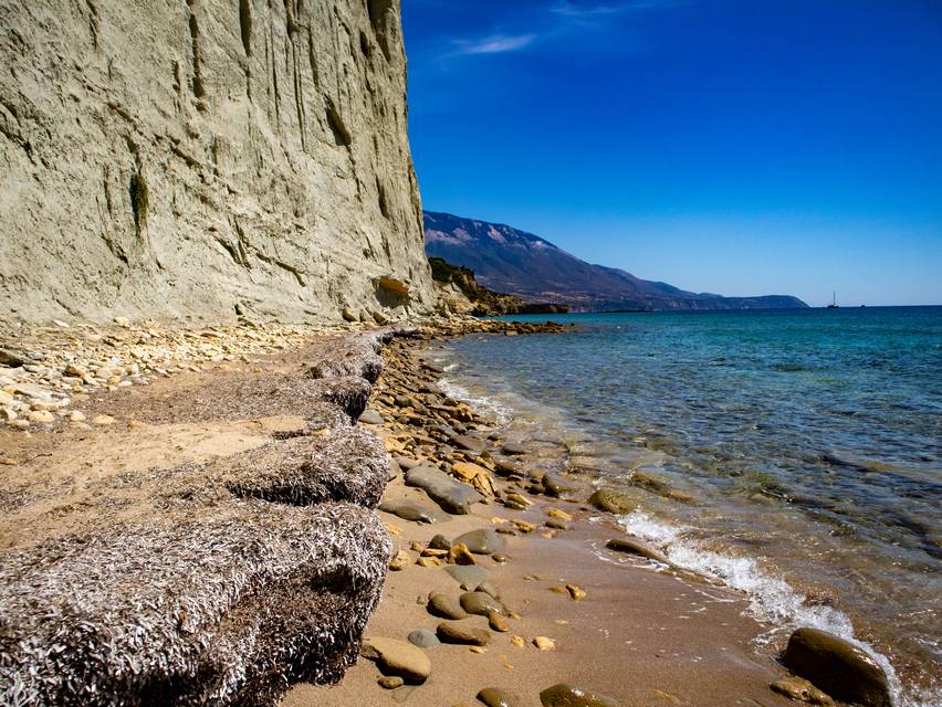het geheime schelpen strand van Kefalonia